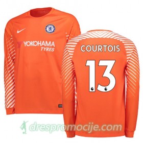 Chelsea Dres COURTOIS Domaći 2017/18 Dugim Rukavima