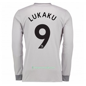 Manchester United Dres Romelu Lukaku 9 Treći 2017/18 Dugim Rukavima