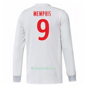 Olympique Lyonnais Dres Memphis Depay 9 Domaći 2017/18 Dugim Rukavima