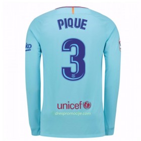 FC Barcelona Dres Gerard Pique 3 Gostujući 2017/18 Dugim Rukavima