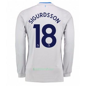 Everton Dres Gylfi Sigurdsson 18 Gostujući 2017/18 Dugim Rukavima
