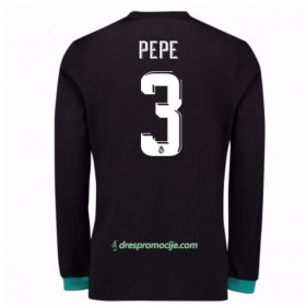 Real Madrid Dres Pepe 3 Gostujući 2017/18 Dugim Rukavima