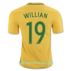 Brazil Dres WILLIAN Domaći 2016/17 Kratkih Rukava