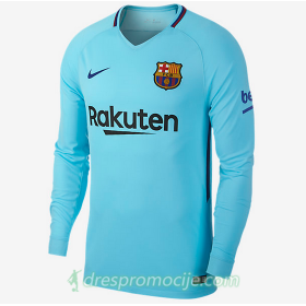 FC Barcelona Dres Gostujući 2017/18 Dugim Rukavima