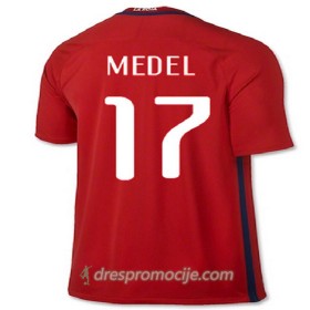 Čile Dres MEDEL Domaći 2016/17 Kratkih Rukava