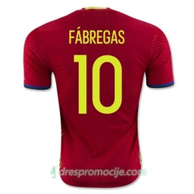 Španjolska Dres FABREGAS Domaći Euro 2016