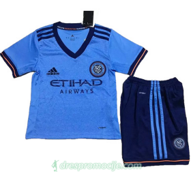 New York City FC Dres Dječji Domaći 2017/18 Kratkih Rukava