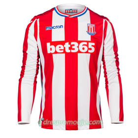 Stoke City Dres Domaći 2017/18 Dugim Rukavima