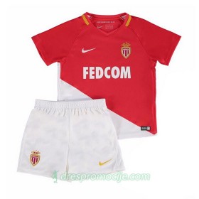 AS Monaco FC Dres Dječji Domaći 2017/18 Kratkih Rukava