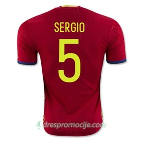 Španjolska Dres SERGIO Domaći Euro 2016