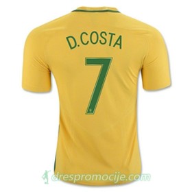 Brazil Dres D COSTA Domaći 2016/17 Kratkih Rukava