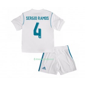 Real Madrid Dres Sergio Ramos 4 Dječji Domaći 2017/18 Kratkih Rukava