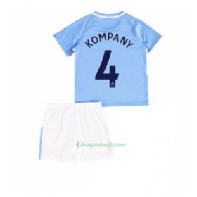 Manchester City Dres Vincent Kompany 4 Dječji Domaći 2017/18 Kratkih Rukava