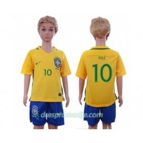 Brazil Dres Pele 10 Dječji Domaći 2016 Kratkih Rukava