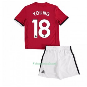 Manchester United Dres Ashley Young 18 Dječji Domaći 2017/18 Kratkih Rukava