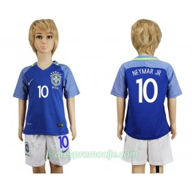 Brazil Dres Neymar JR 10 Dječji Gostujući 2016 Kratkih Rukava