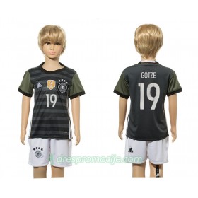 Njemačka Dres Mario Gotze 19 Dječji Gostujući Dugim Rukavima