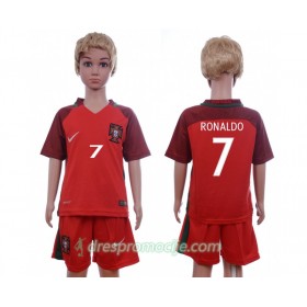 Portugal Dres Cristiano Ronaldo 7 Dječji Domaći Euro 2016 Kratkih Rukava