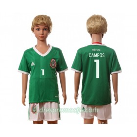 Meksiko Dres Campos 1 Dječji Domaći 2016 Kratkih Rukava