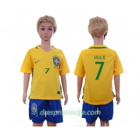 Brazil Dres Hulk 7 Dječji Domaći 2016 Kratkih Rukava