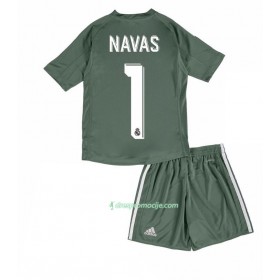 Real Madrid Dres Golmanski Keylor Navas 1 Dječji Domaći 2017/18 Kratkih Rukava