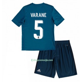 Real Madrid Dres Raphael Varane 5 Dječji Treći 2017/18 Kratkih Rukava