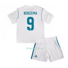 Real Madrid Dres Karim Benzema 9 Dječji Domaći 2017/18 Kratkih Rukava
