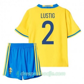 Švedska Dres Lustig 2 Dječji Domaći 2016 Kratkih Rukava