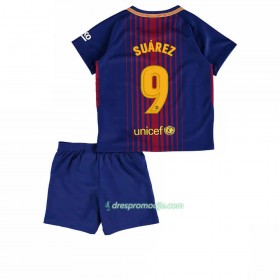 FC Barcelona Dres Luis Suarez 9 Dječji Domaći 2017/18 Kratkih Rukava