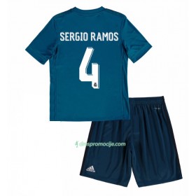 Real Madrid Dres Sergio Ramos 4 Dječji Treći 2017/18 Kratkih Rukava