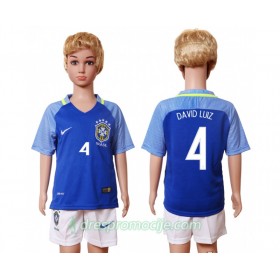 Brazil Dres David Luiz 4 Dječji Gostujući 2016 Kratkih Rukava