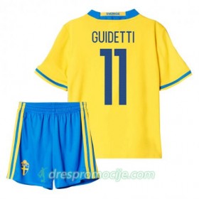 Švedska Dres Guidetti 11 Dječji Domaći 2016 Kratkih Rukava