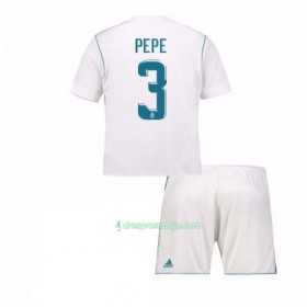 Real Madrid Dres Pepe 3 Dječji Domaći 2017/18 Kratkih Rukava