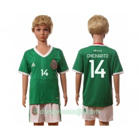 Meksiko Dres Chicharito 14 Dječji Domaći 2016 Kratkih Rukava