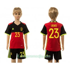 Belgija Dres Lukaku 23 Dječji Domaći 2016 Kratkih Rukava