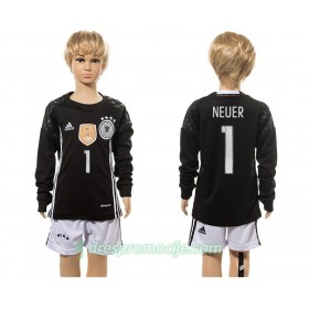 Njemačka Dres Neuer 1 Golmanski Dječji Domaći 2016 Dugim Rukavima