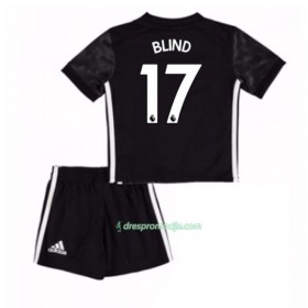 Manchester United Dres Daley Blind 17 Dječji Gostujući 2017/18 Kratkih Rukava
