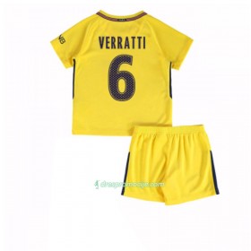 Paris SG Dres Marco Verratti 6 Dječji Gostujući 2017/18 Kratkih Rukava