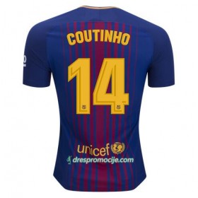 FC Barcelona Dres Philippe Coutinho 14 Domaći 2017/18 Kratkih Rukava