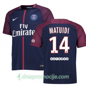 Paris SG Dres BLAISE MATUIDI Domaći 2017/18 Kratkih Rukava