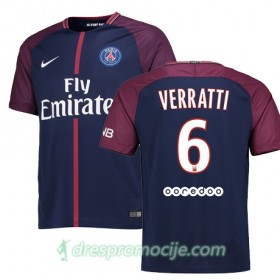 Paris SG Dres MARCO VERRATTI Domaći 2017/18 Kratkih Rukava