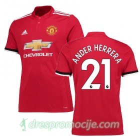 Manchester United Dres HERRERA Domaći 2017/18 Kratkih Rukava