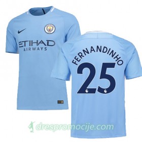 Manchester City Dres FERNANDINHO Domaći 2017/18 Kratkih Rukava