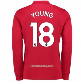 Manchester United Dres Ashley Young 18 Domaći 2017/18 Dugim Rukavima