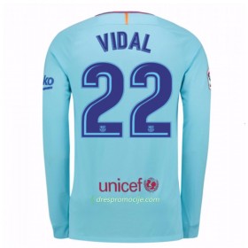 FC Barcelona Dres Aleix Vidal 22 Gostujući 2017/18 Dugim Rukavima