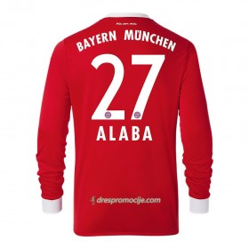 FC Bayern München Dres David Alaba 27 Domaći 2017/18 Dugim Rukavima