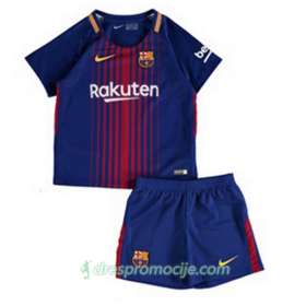 FC Barcelona Dres Dječji Domaći 2017/18 Kratkih Rukava