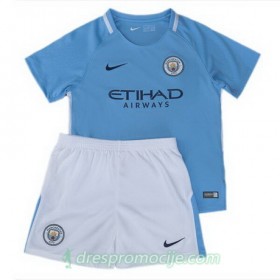 Manchester City Dres Dječji Domaći 2017/18 Kratkih Rukava