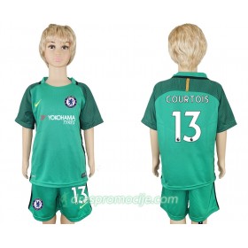 Chelsea Dres Courtois 13 Golmanski Dječji Domaći 2017/18 Kratkih Rukava