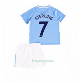 Manchester City Dres Raheem Sterling 7 Dječji Domaći 2017/18 Kratkih Rukava